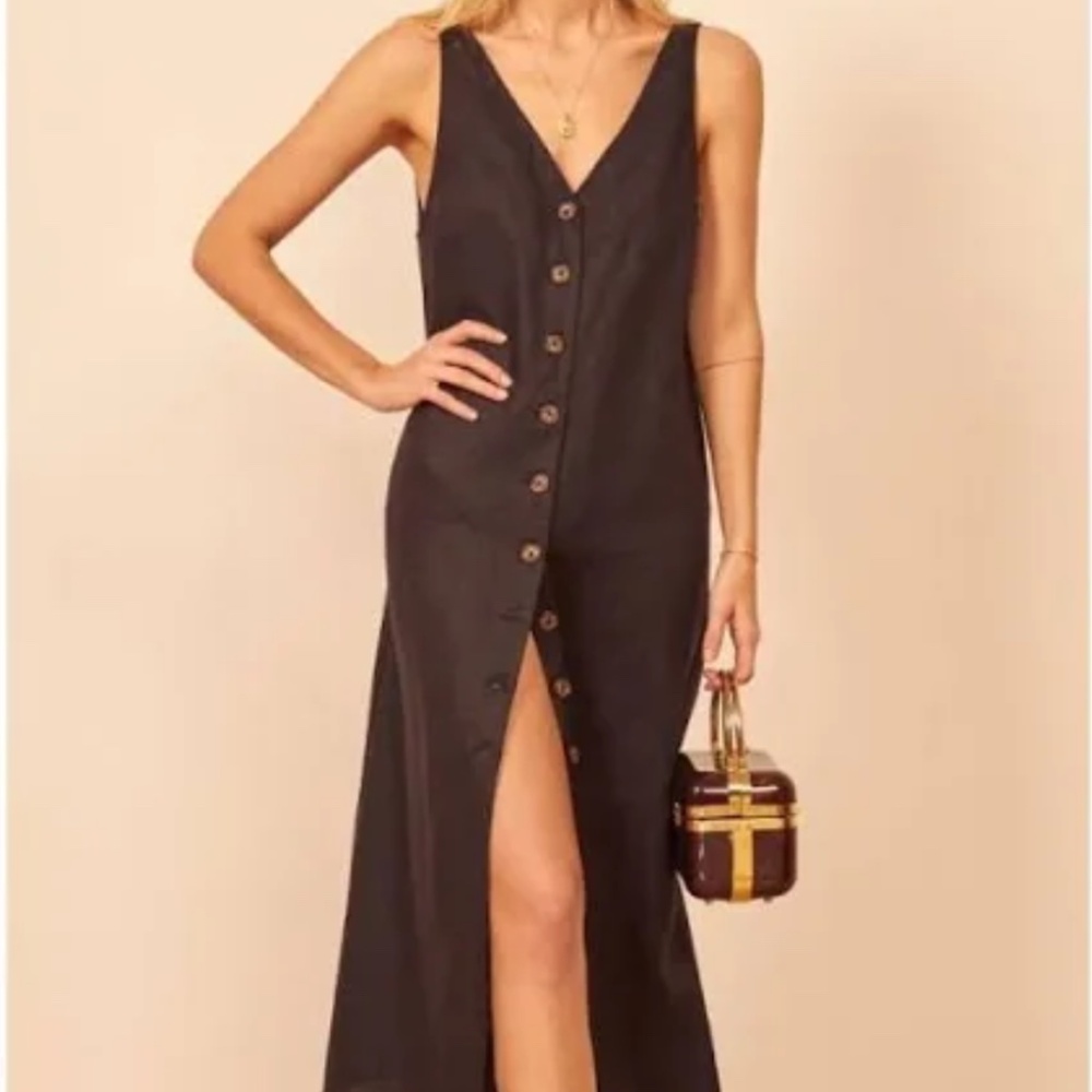 Reformation Cliff Linen Dress